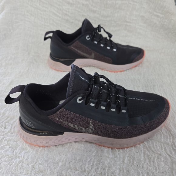 Nike Shield React Water Repellent Running Shoes Night Reflectivity - Picture 4 of 12